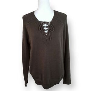 FOREVER 21 ARMY GREEN SWEATER SZ.M EUC